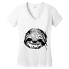 ask me why i'm lazy sloth! Women's V-Neck T-Shirt