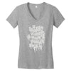 why so serious Women's V-Neck T-Shirt