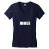 cyberman ctrl alt del Women's V-Neck T-Shirt