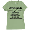 Sagittarius Woman Ladies Fitted T-Shirt