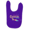 rainbow road Baby Bibs