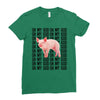 oh my god pig Ladies Fitted T-Shirt