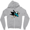jose sharks youth Zipper Hoodie