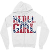 rebel girl Zipper Hoodie
