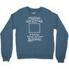 missing air guitar Crewneck Sweatshirt