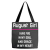 August Girl Tote Bags
