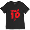 team 10 red V-Neck Tee