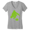 curling Women's V-Neck T-Shirt