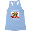 pug dog christmas Racerback Tank