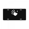 fringe hand License Plate