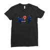 map marker death Ladies Fitted T-Shirt