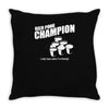 beer pong champion Throw Pillow
