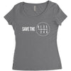 save the manual transmissions (stick shift) Women's Triblend Scoop T-shirt