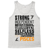 Strong Independent Motivated Pisces Tank Top