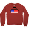 usa curling Crewneck Sweatshirt