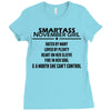 Smartass November Girl Ladies Fitted T-Shirt