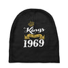 kings are born in 1969 Baby Beanies