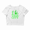 i heart this city Crop Top