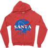 santa nasa parody Zipper Hoodie