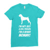 not just a dog person i'm a boxer mommy! Ladies Fitted T-Shirt