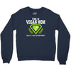 vegan mom's are superheroes! Crewneck Sweatshirt