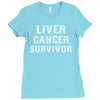 Liver Cancer Survivor Ladies Fitted T-Shirt