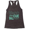 snooker where's the cue ball going Racerback Tank
