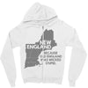 new england, because old england was wicked stupid Zipper Hoodie