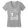 to bowl or not to bowl Women's V-Neck T-Shirt