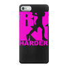 run harder gym workout iPhone 7 Case