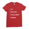 30 Seconds To Mars Topics Ladies Fitted T-Shirt