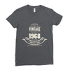 premium vintage 1968 classic perfectly aged limited edition Ladies Fitted T-Shirt
