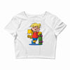 bart simpson Crop Top