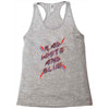 rad white and blue Racerback Tank
