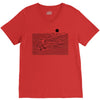 surf line V-Neck Tee