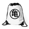 Goku Logo T-Shirt Drawstring Bags