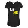 lame Maternity Scoop Neck T-shirt