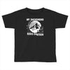 my dachshund rides shotgun Toddler T-shirt