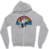 rainbo first blood Zipper Hoodie