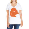squirrel Ladies Curvy T-Shirt
