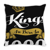 kings are born in 1980 Throw Pillow