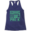 straight outta pre k Racerback Tank