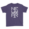 neyma white logo Youth Tee