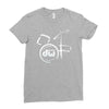 dw drum Ladies Fitted T-Shirt