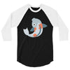 fish color 3/4 Sleeve Shirt