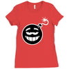 smile bomb Ladies Fitted T-Shirt
