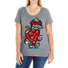 apple a day Ladies Curvy T-Shirt