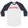 masshole massachusetts 3/4 Sleeve Shirt