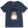 i am in love with cats V-Neck Tee