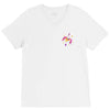 floral sagittarius pocket V-Neck Tee